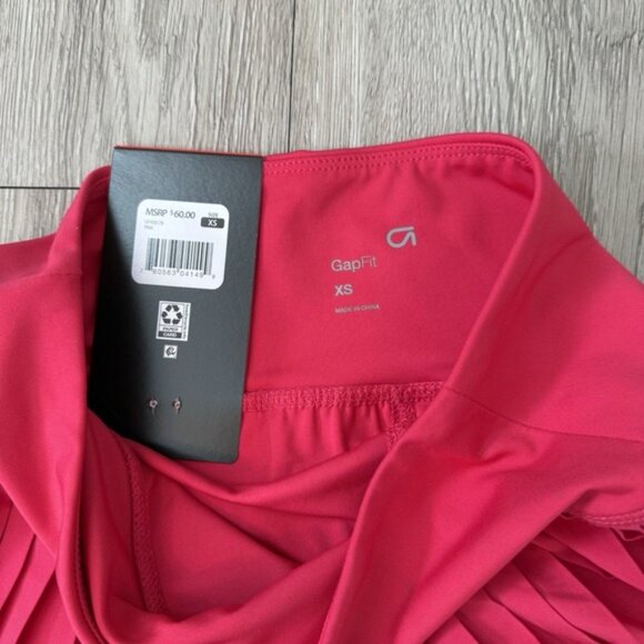 Gap Fit Women's Pleated Skirt Shorts Fuchsia Pink XS Althetic Tennis Skirt - Picture 3 of 6